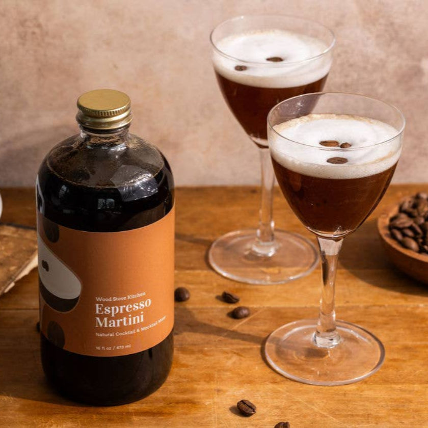 Wood Stove Kitchen - Espresso Martini Mixer for Cocktails and Mocktails, 16 fl oz