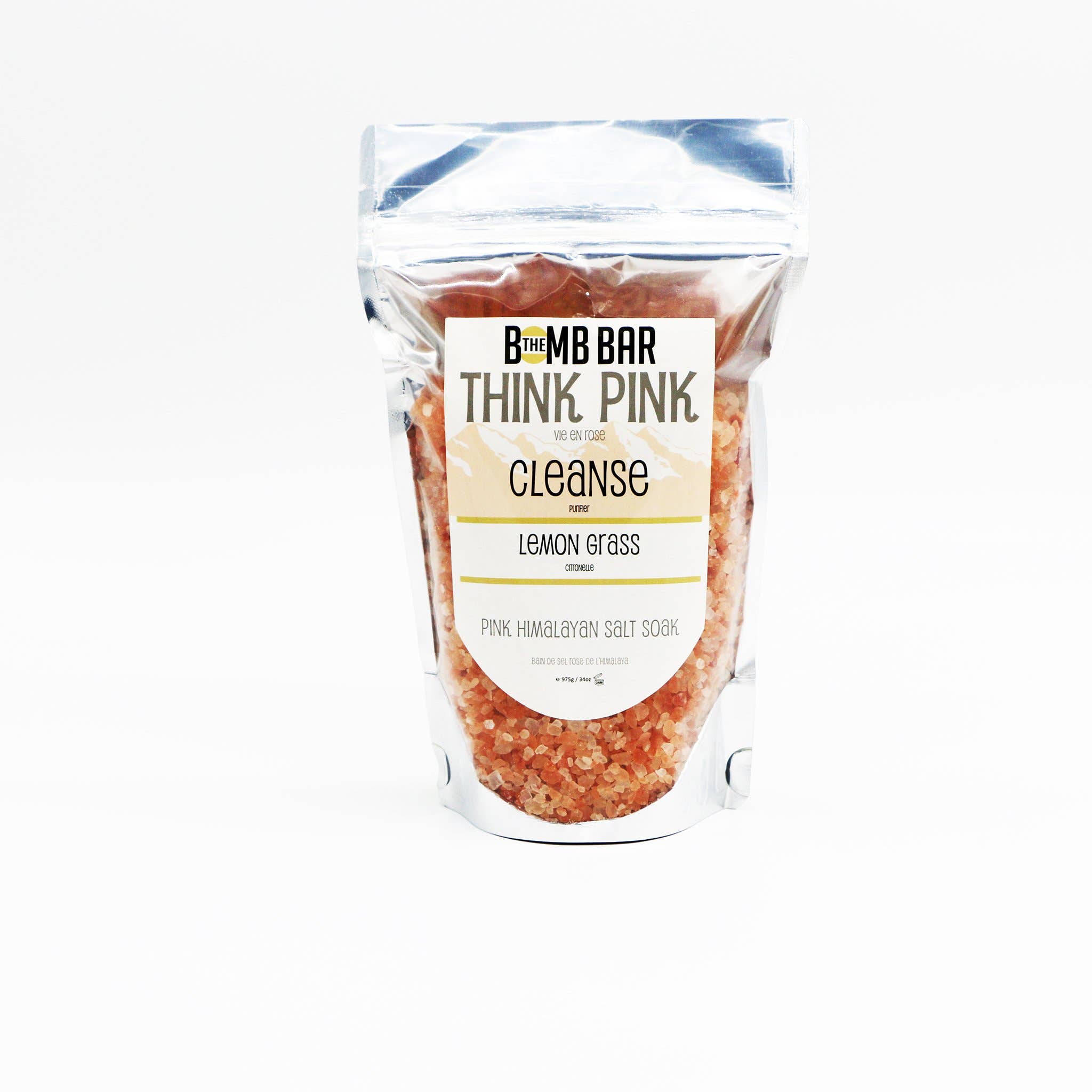 The Bomb Bar Wholesale - Bath Soak - Think Pink Himalayan Pink Salt Detox