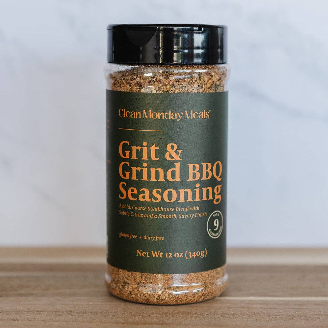Clean Monday Meals - Grit & Grind BBQ Seasoning