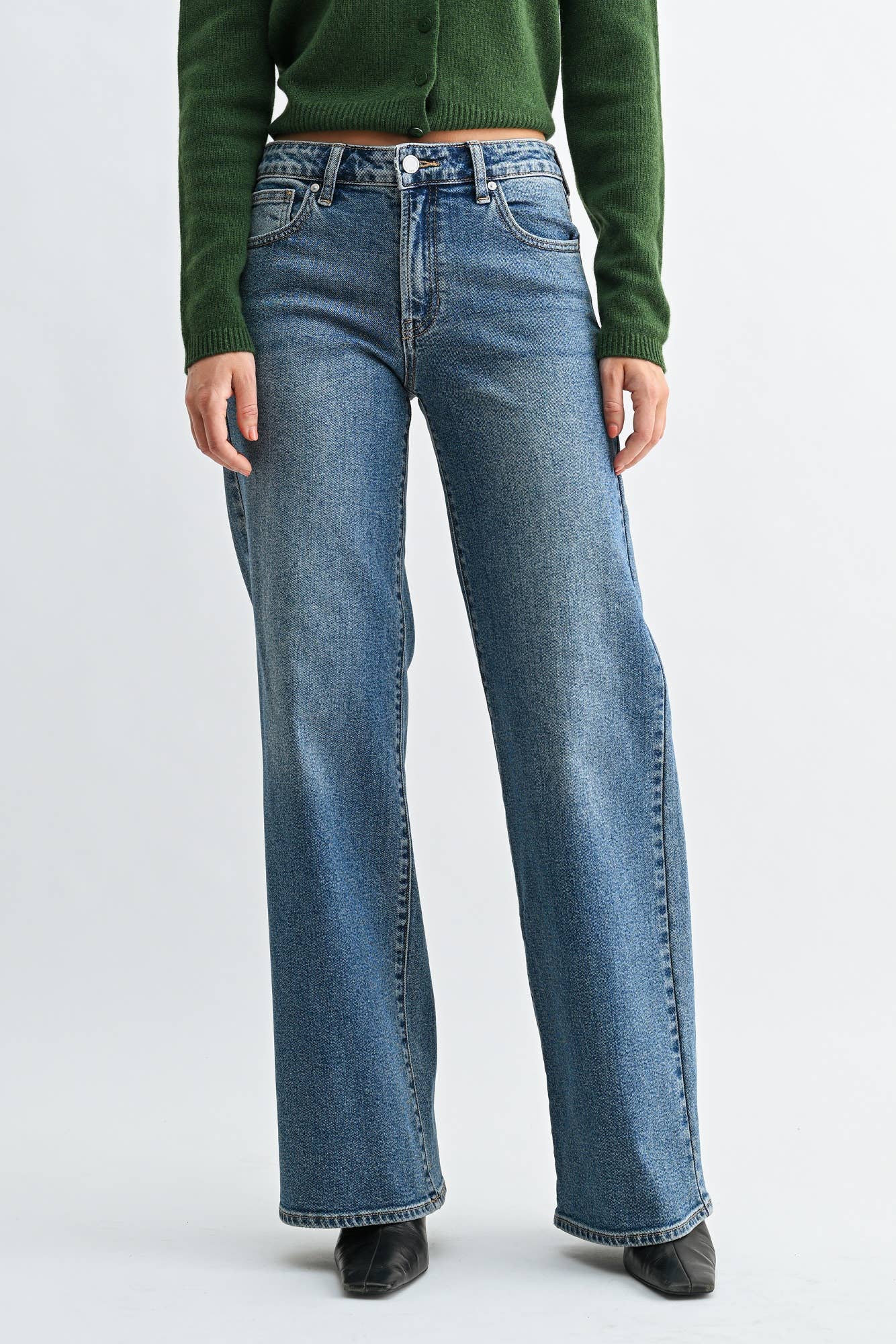 JBD - KIA Full Length Wide Leg Denim 33"