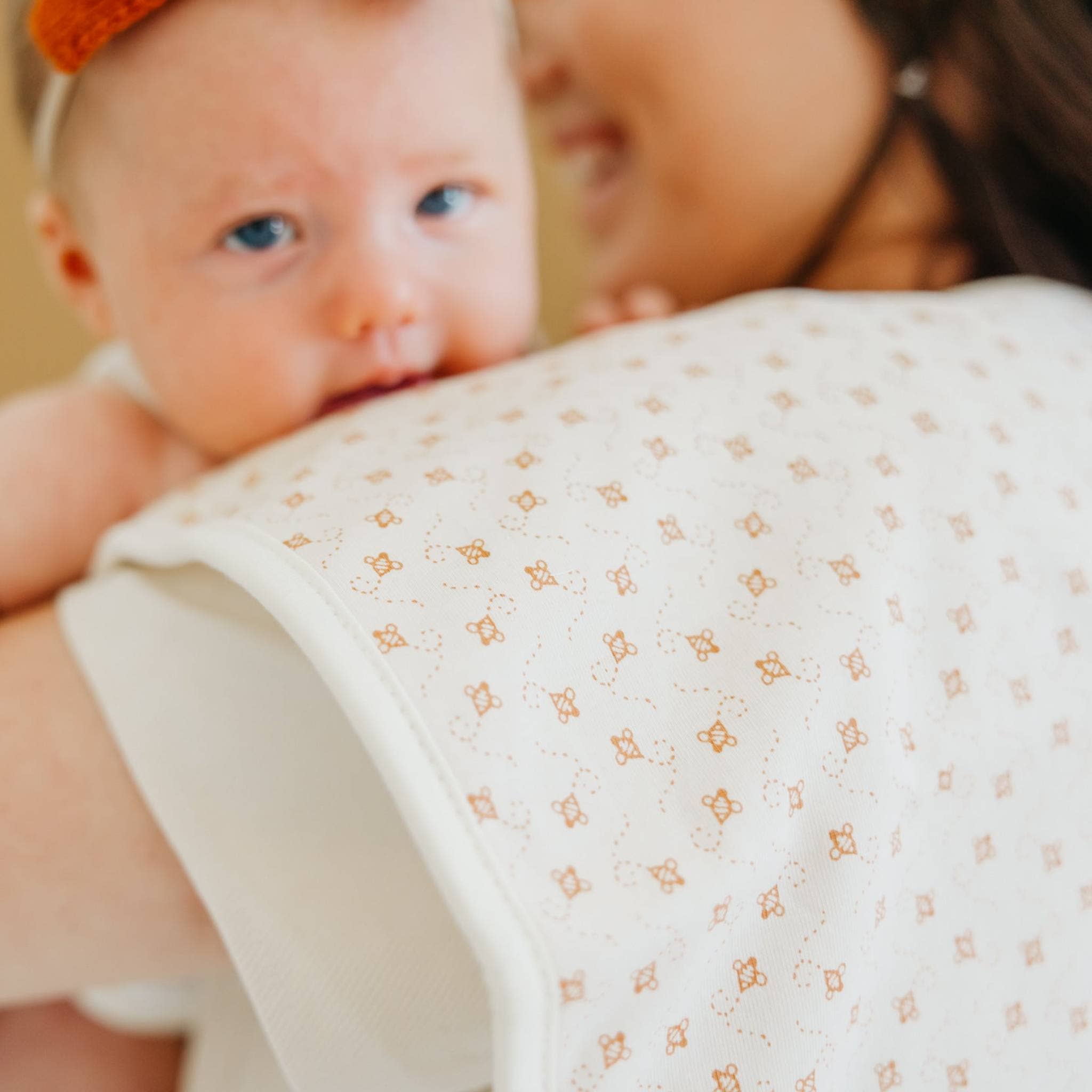 Copper Pearl - 3 Pack Premium Burp Cloths - Eden