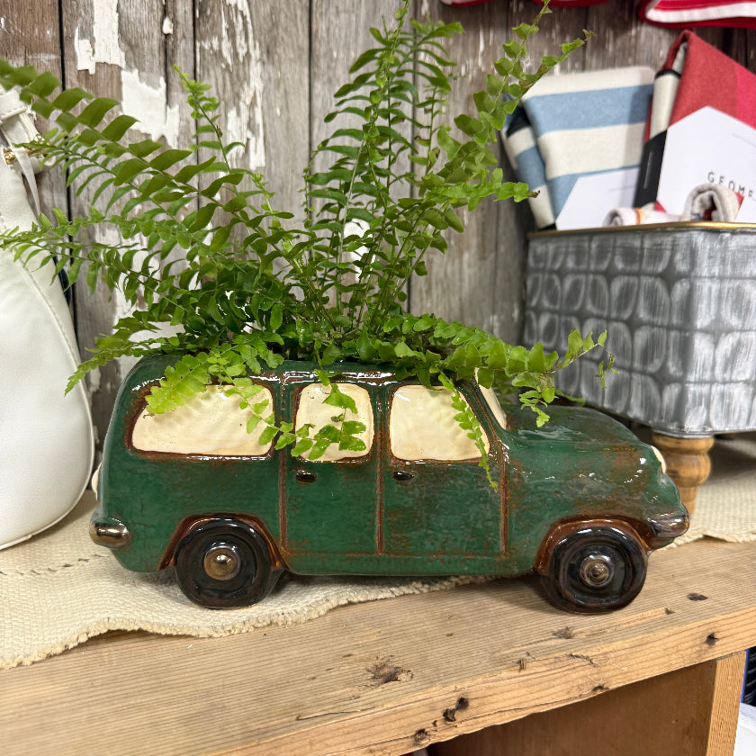 CERAMIC CARS PLANTERS