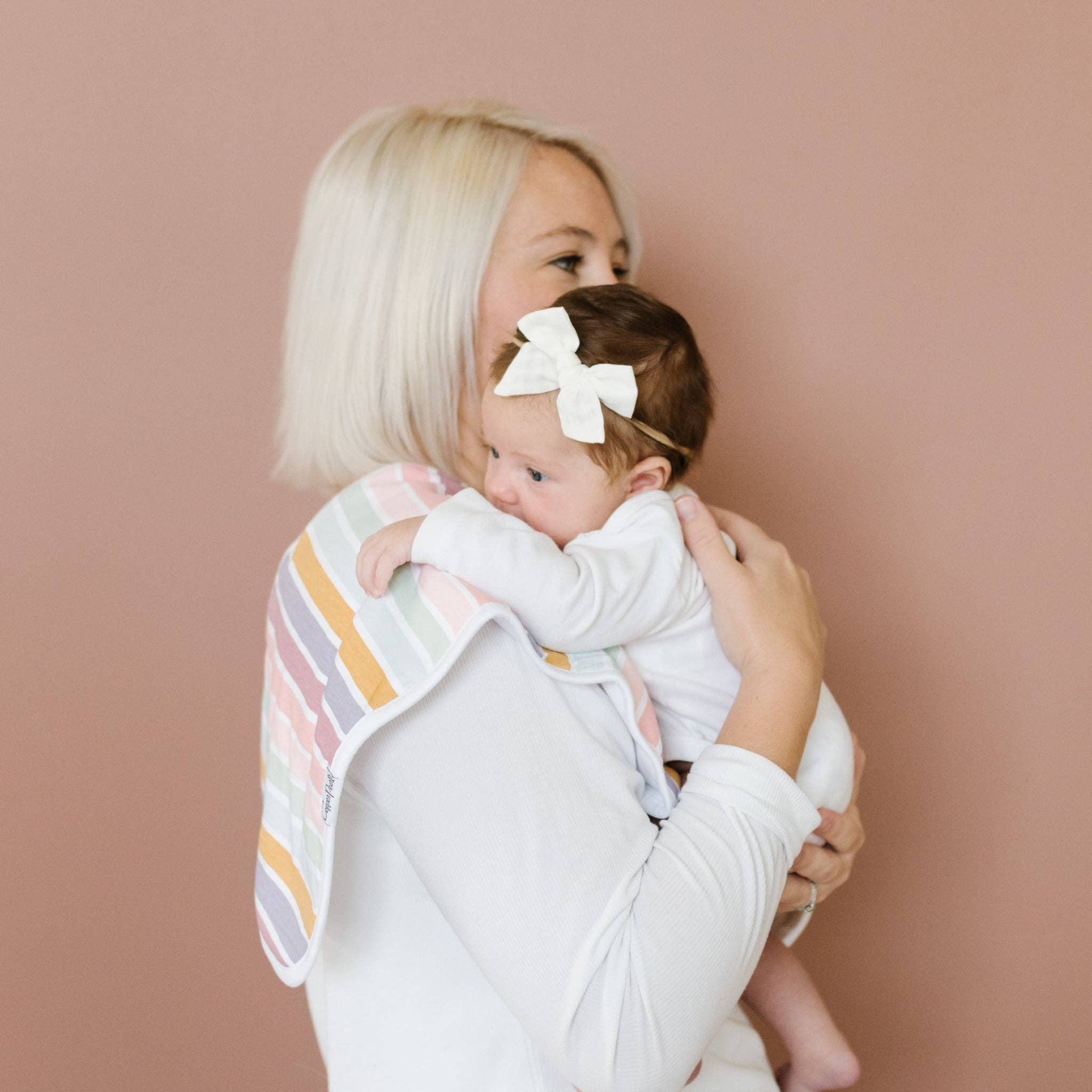 Copper Pearl - 3 Pack Premium Burp Cloths - Hope