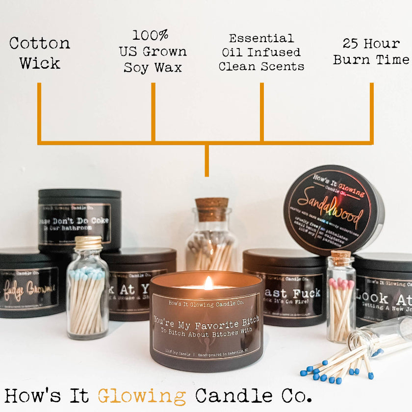 I Fucking Love Your Butt | Funny 100% Natural Soy Candle