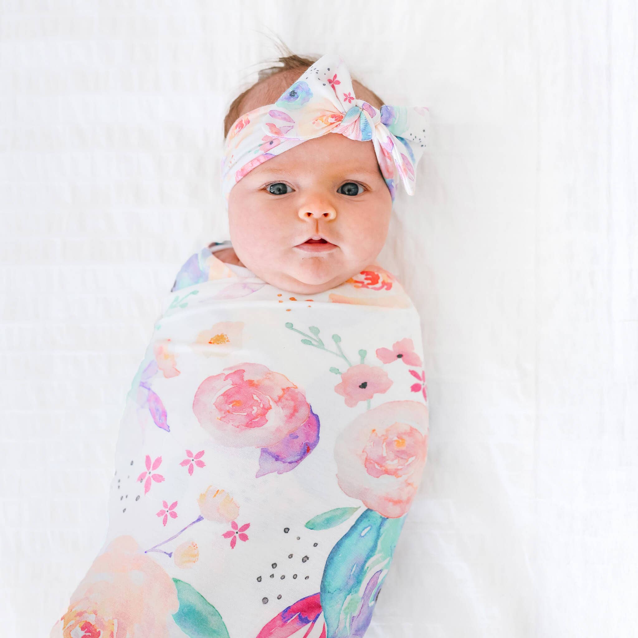 Copper Pearl - Knit Swaddle Blanket - Bloom