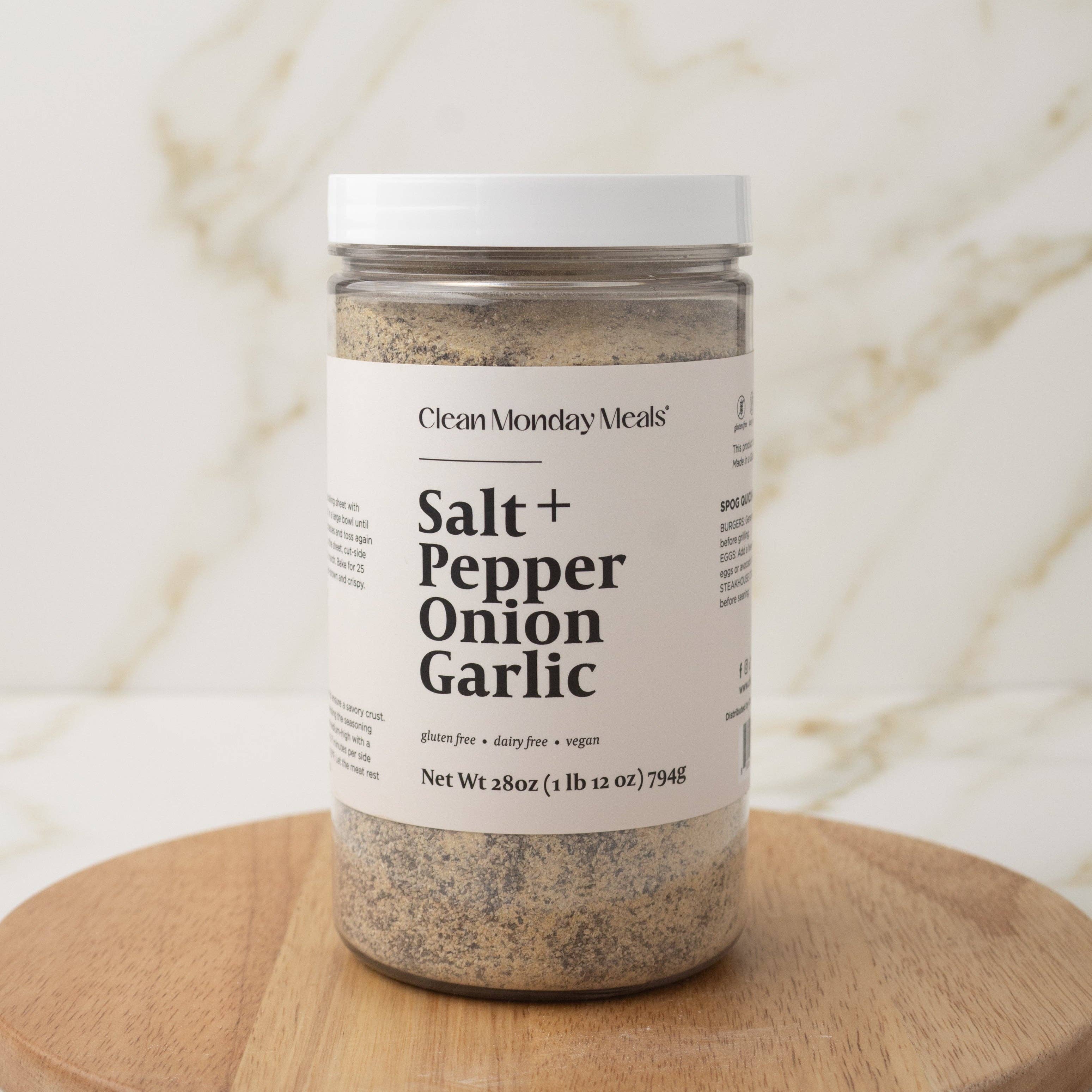Clean Monday Meals - Salt+, Pepper, Onion, Garlic (SPOG) Seasoning
