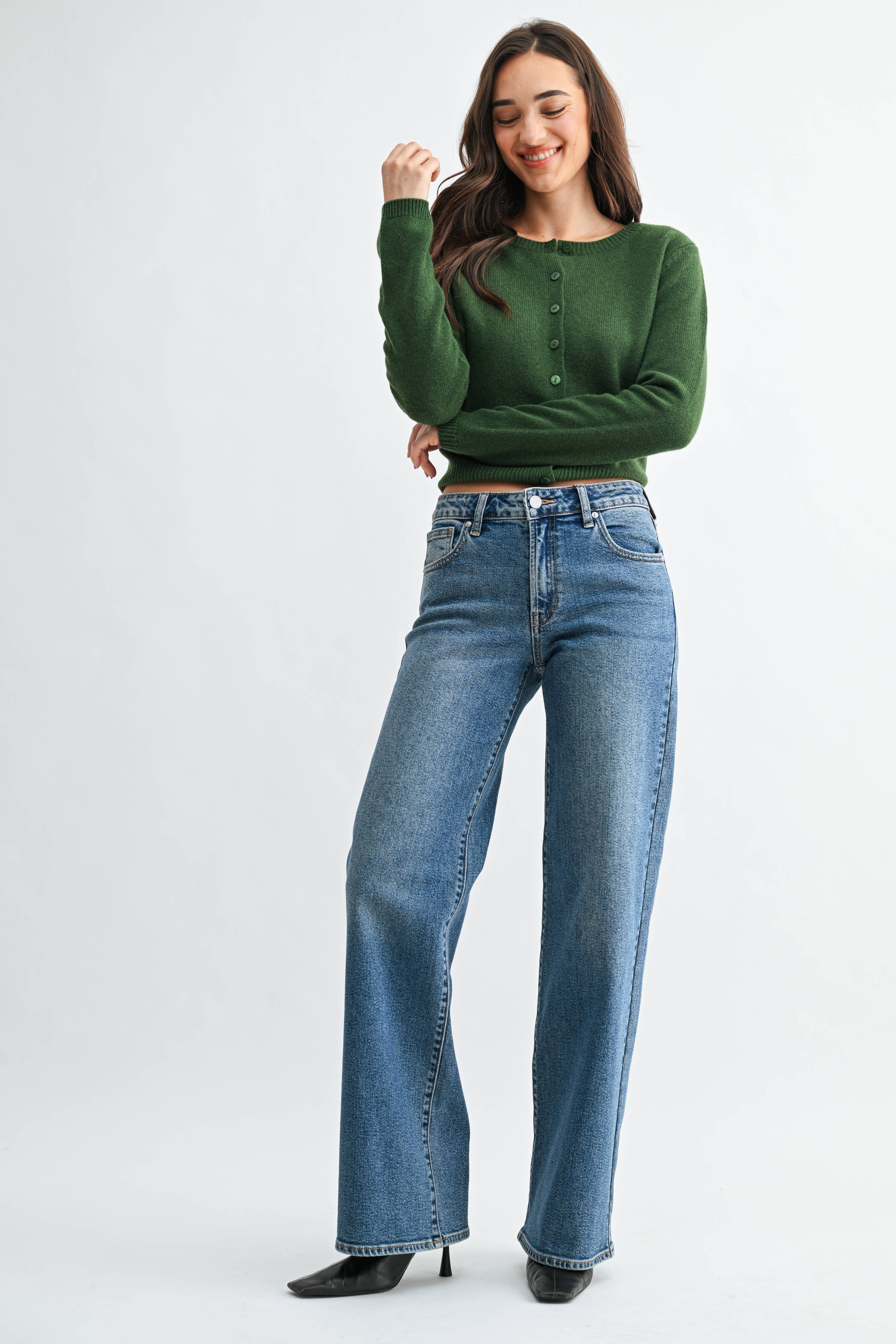 JBD - KIA Full Length Wide Leg Denim 33"
