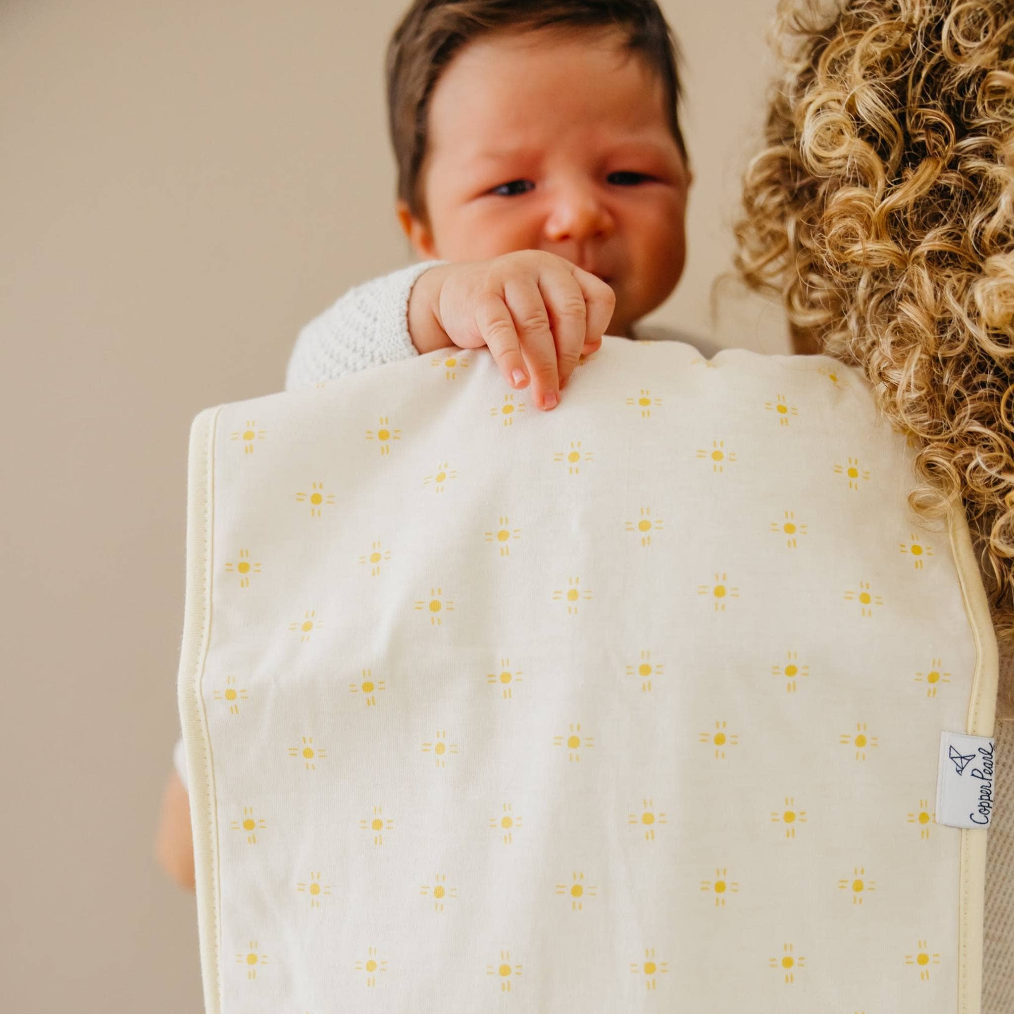 Copper Pearl - 3 Pack Premium Burp Cloths - Santa Fe