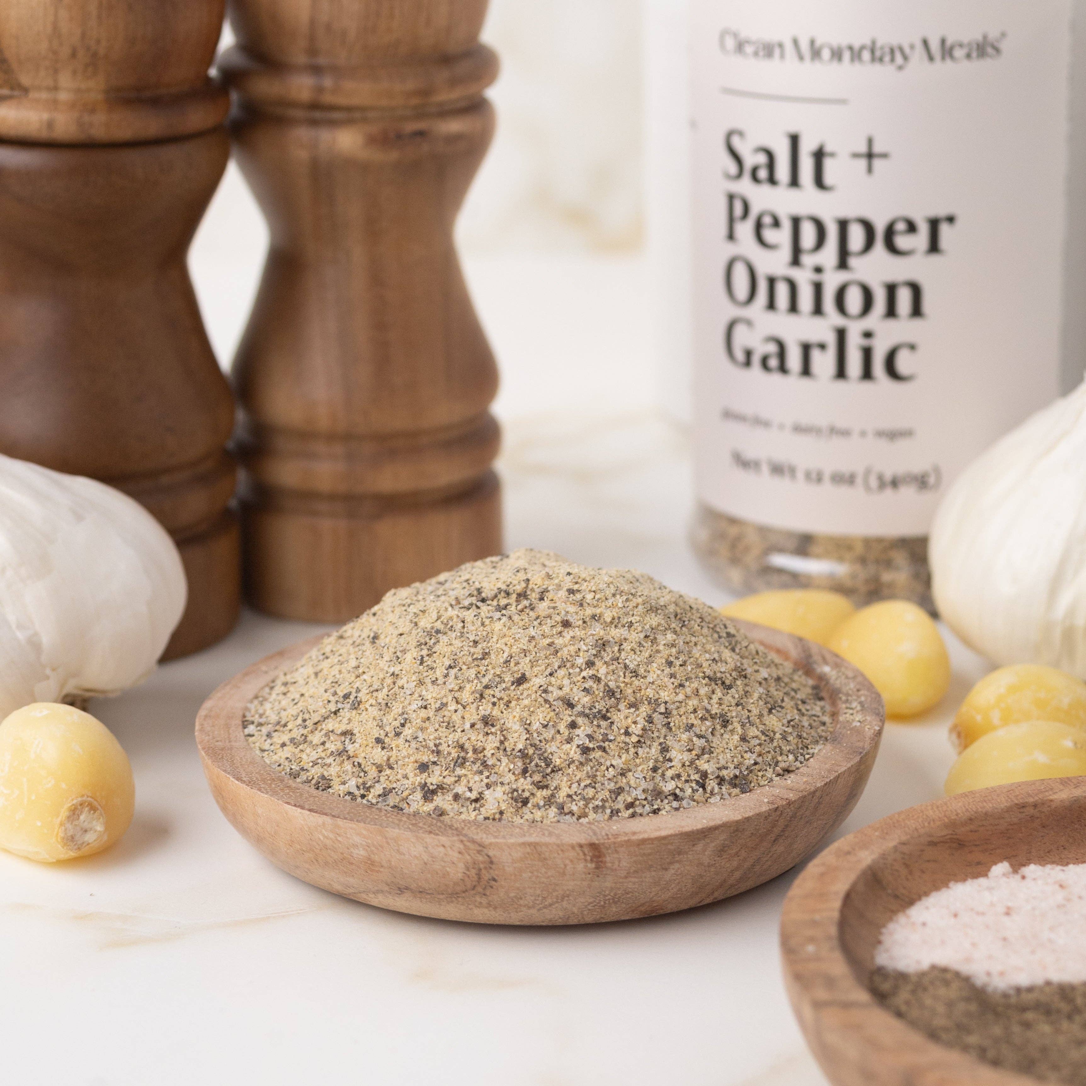Clean Monday Meals - Salt+, Pepper, Onion, Garlic (SPOG) Seasoning