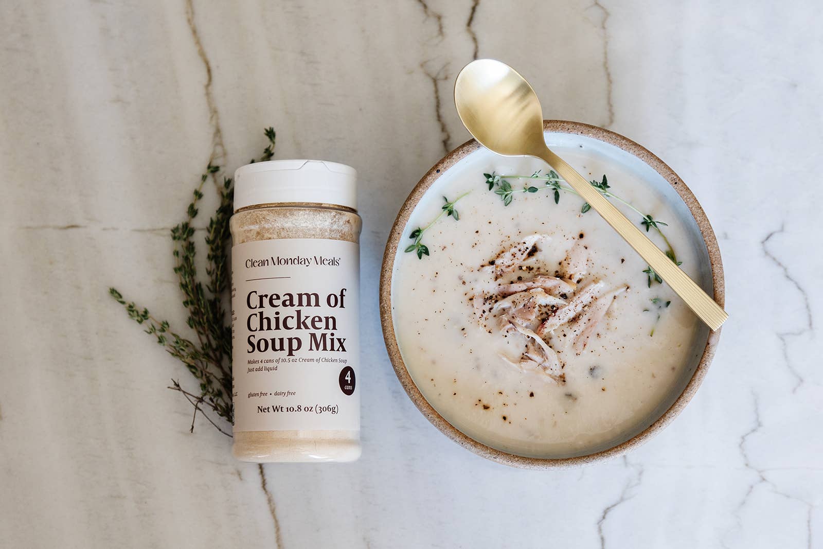 Clean Monday Meals - Cream of Chicken Soup Mix