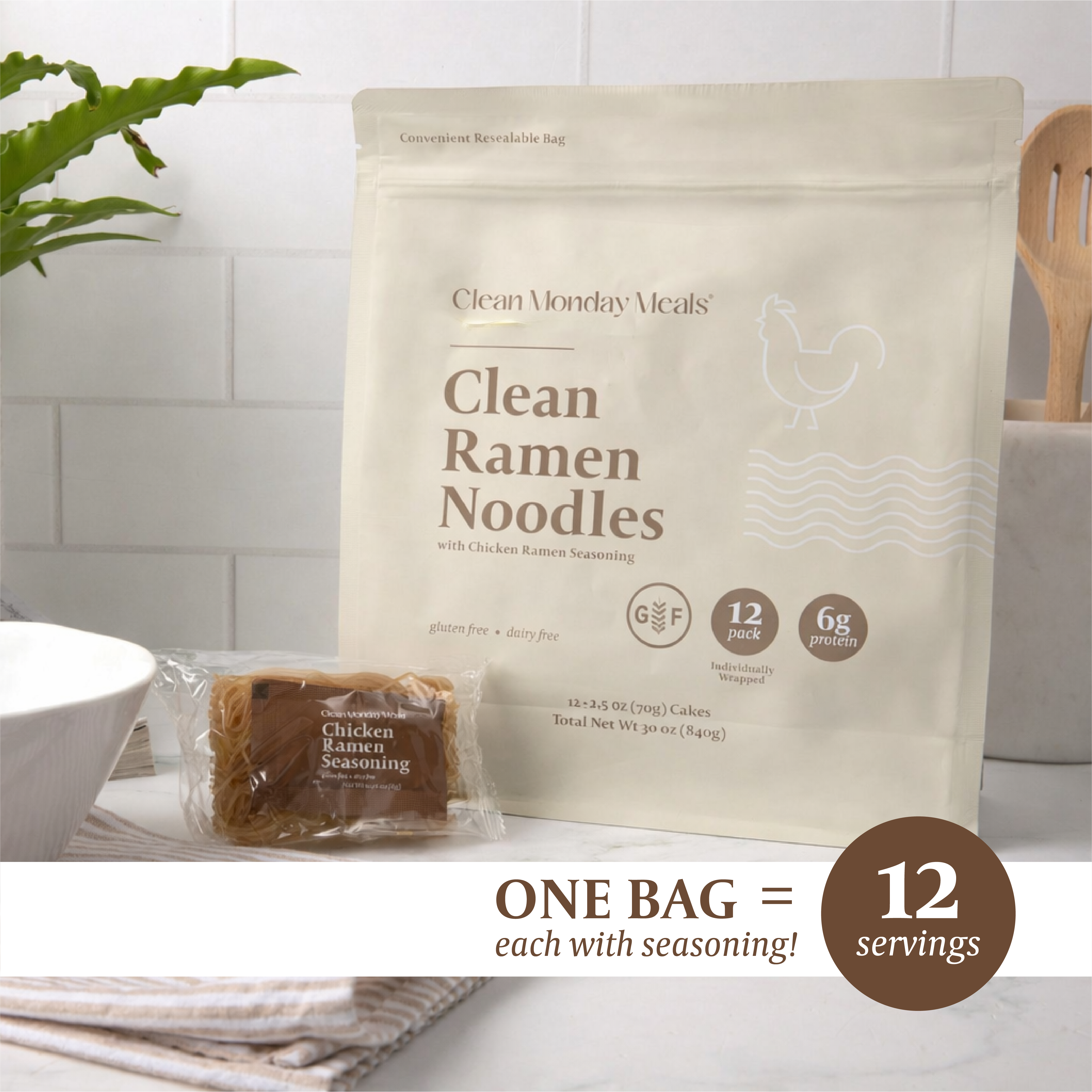 Clean Monday Meals - Clean Ramen Noodles