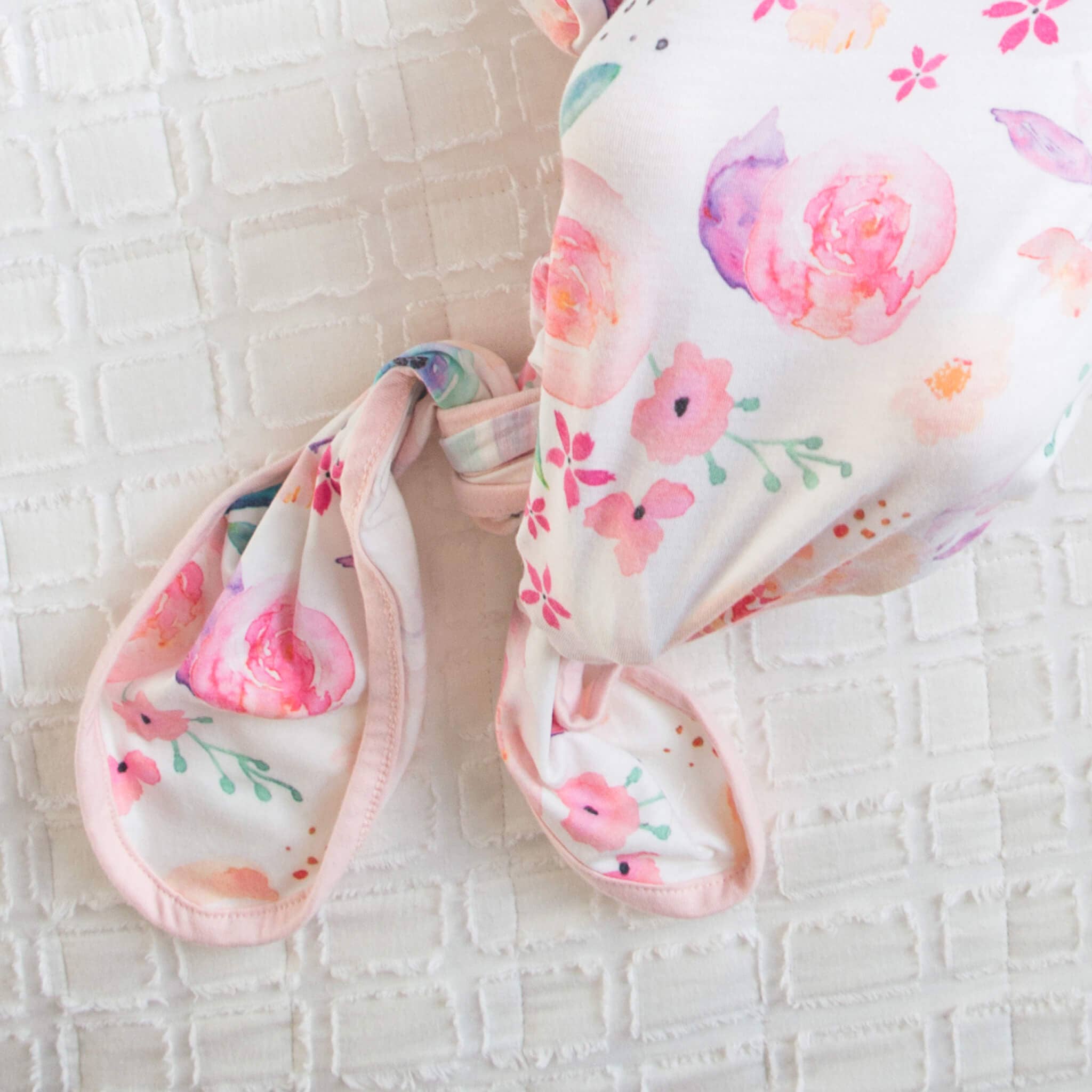 Copper Pearl - Newborn Knotted Gown - Bloom