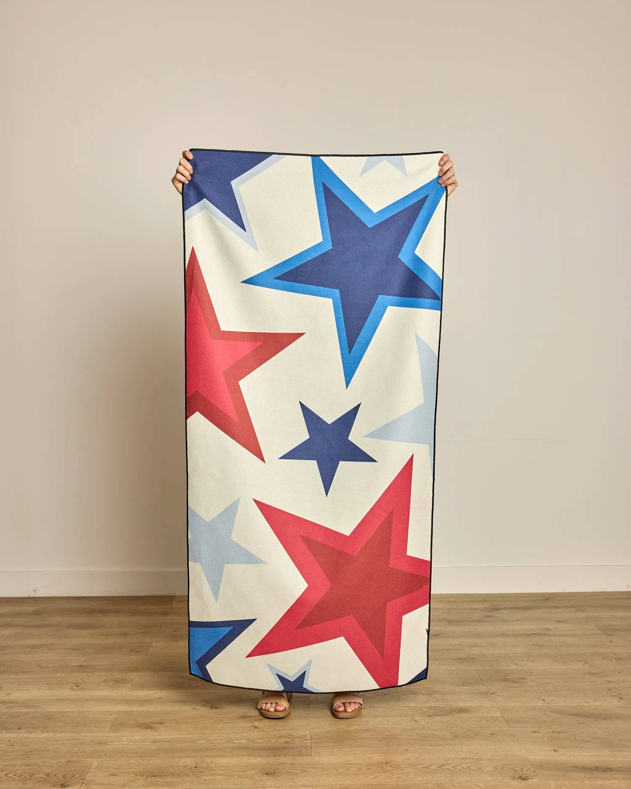 Geometry - Liberty Stars Beach Towel