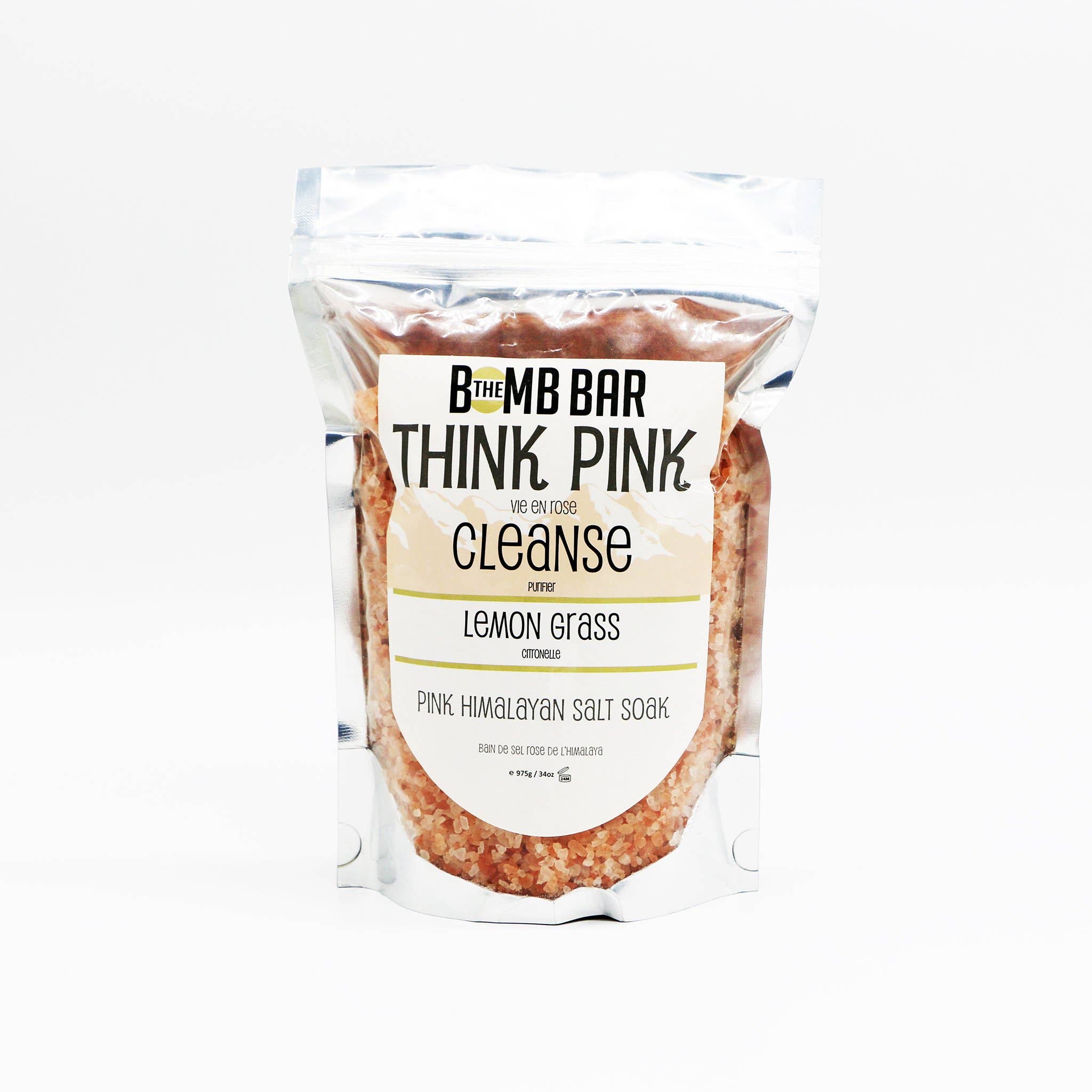 The Bomb Bar Wholesale - Bath Soak - Think Pink Himalayan Pink Salt Detox
