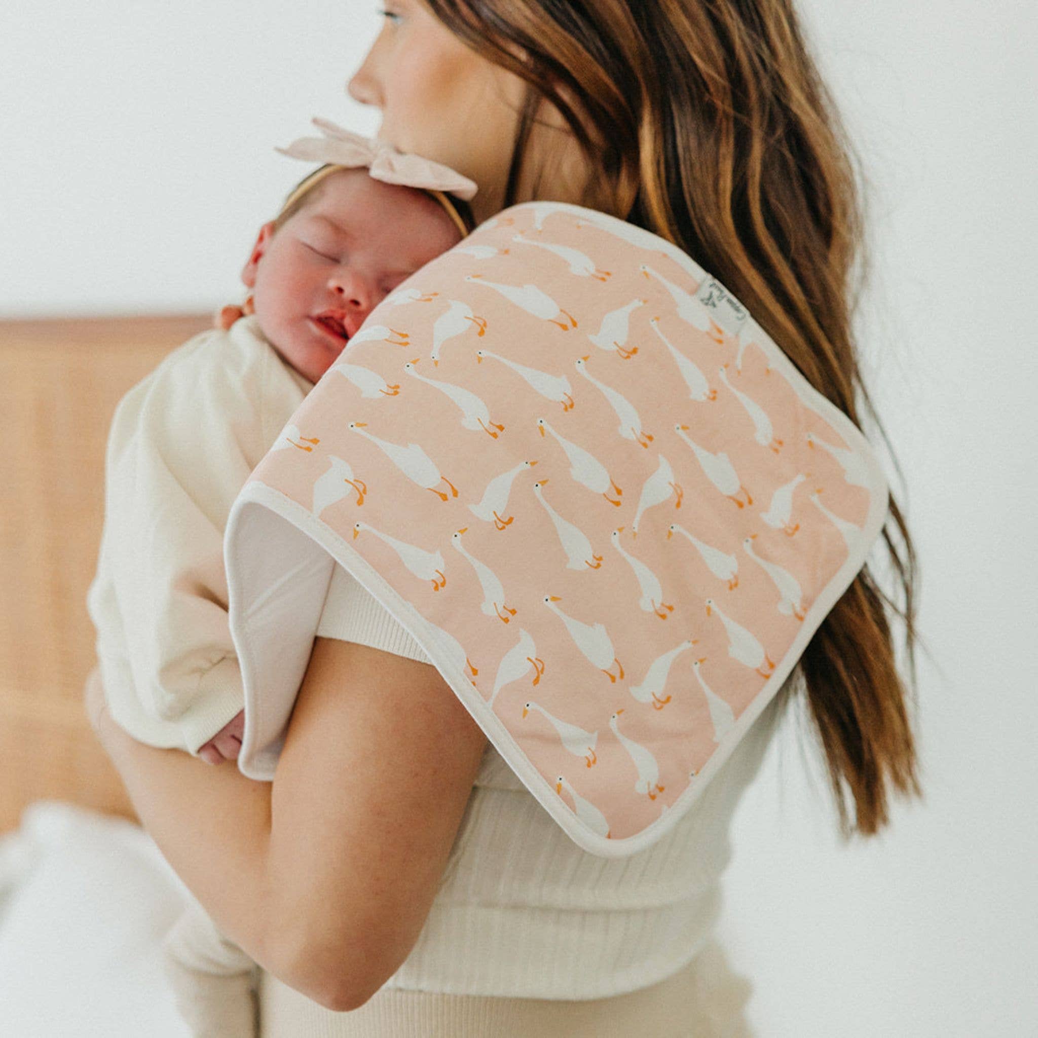 Copper Pearl - 3 Pack Premium Burp Cloths - Goosie