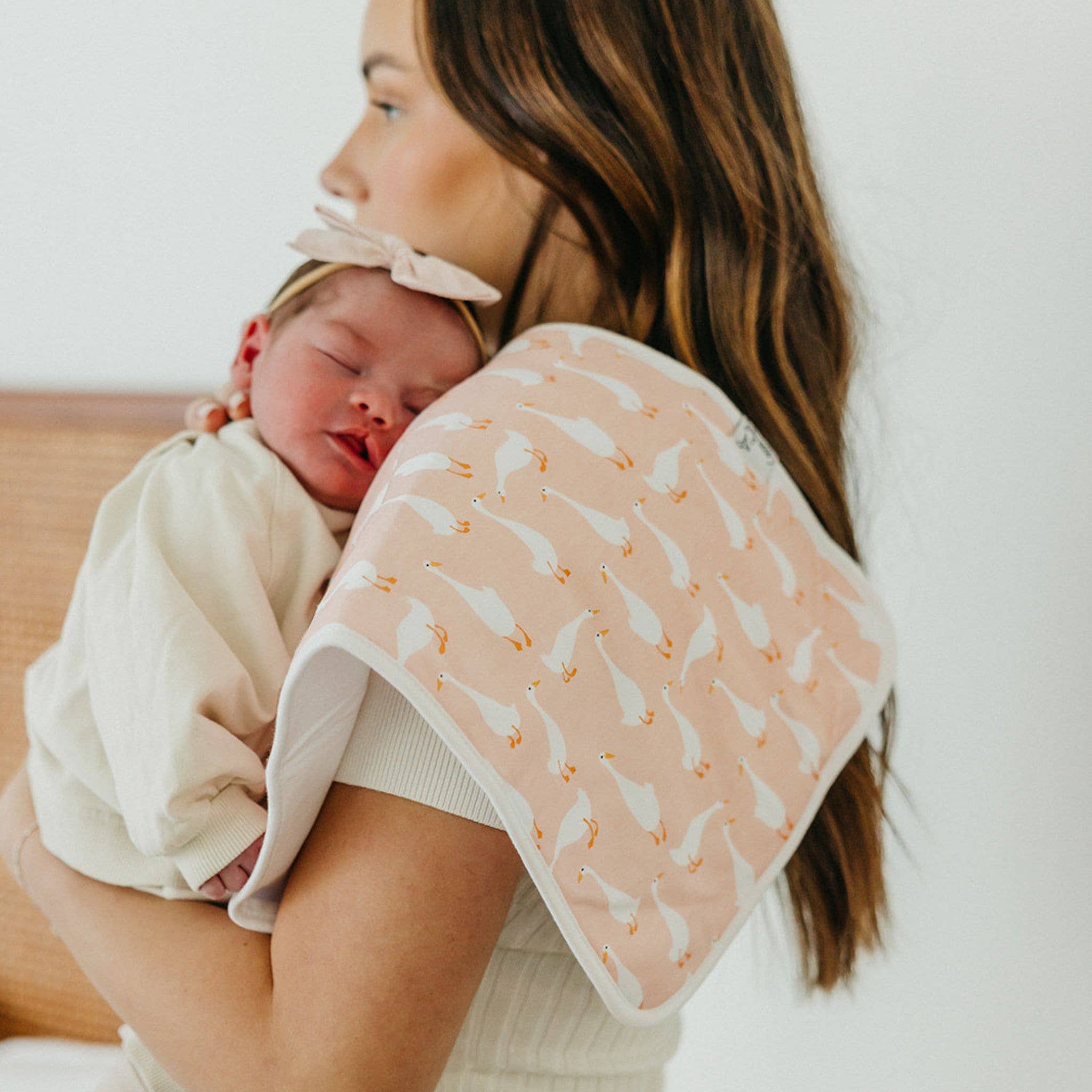 Copper Pearl - 3 Pack Premium Burp Cloths - Goosie