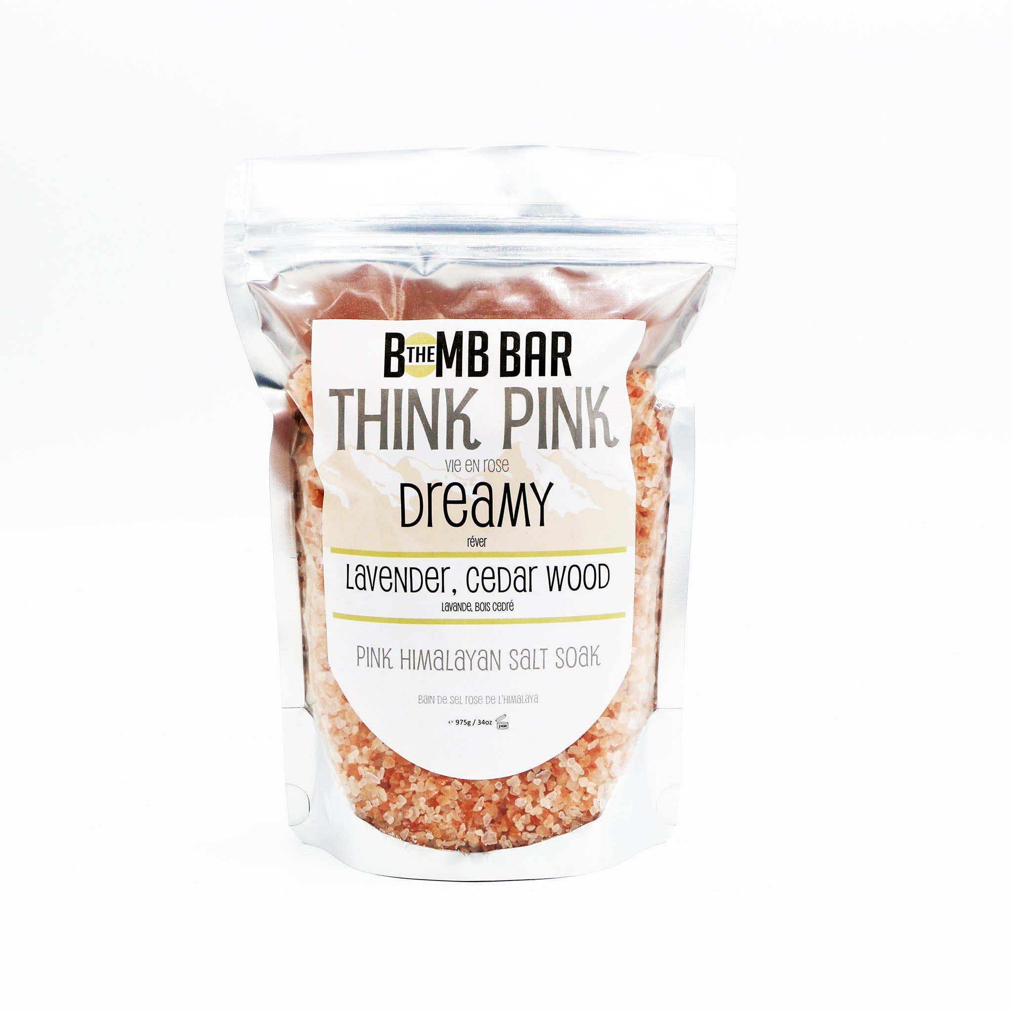 The Bomb Bar Wholesale - Bath Soak - Think Pink Himalayan Pink Salt Detox