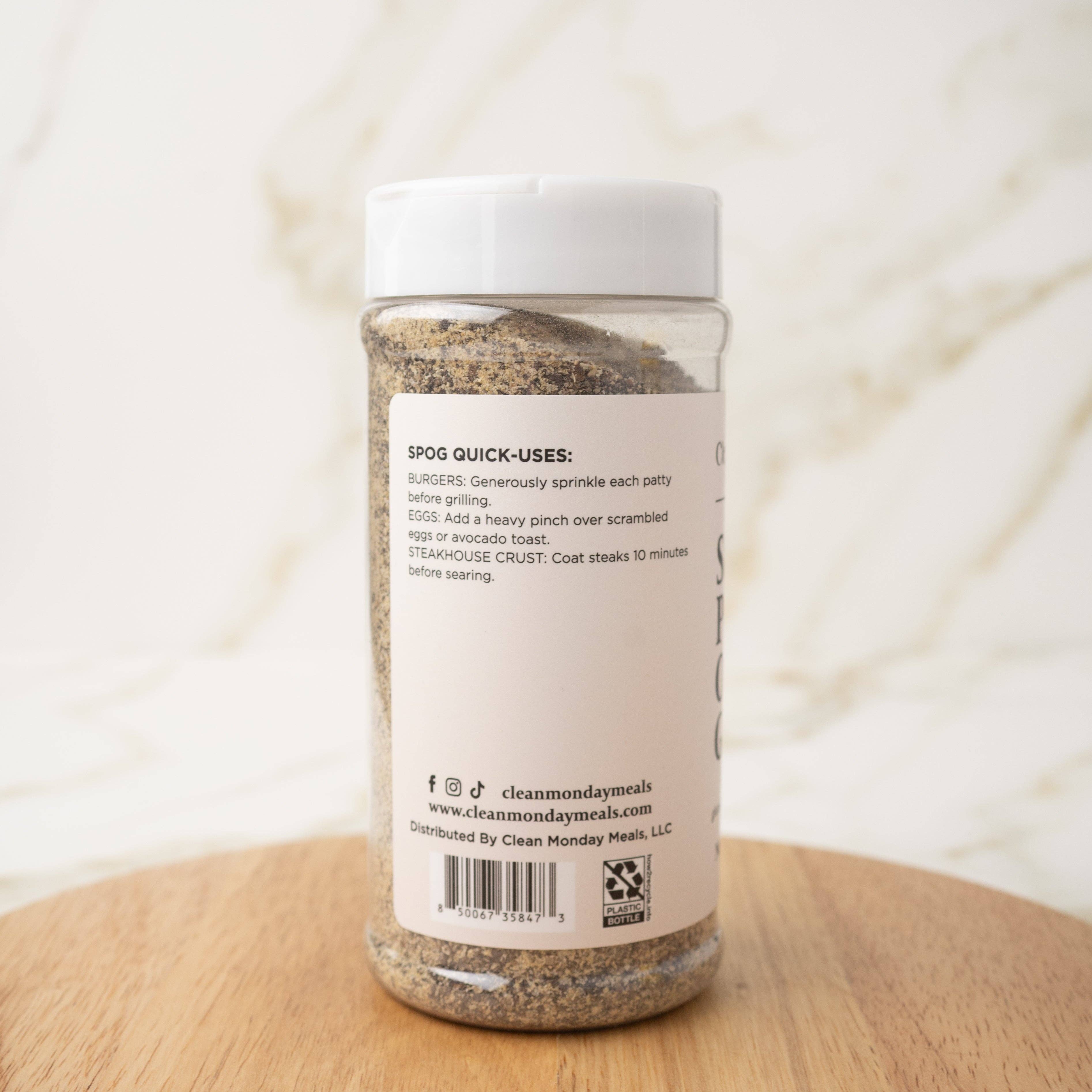 Clean Monday Meals - Salt+, Pepper, Onion, Garlic (SPOG) Seasoning