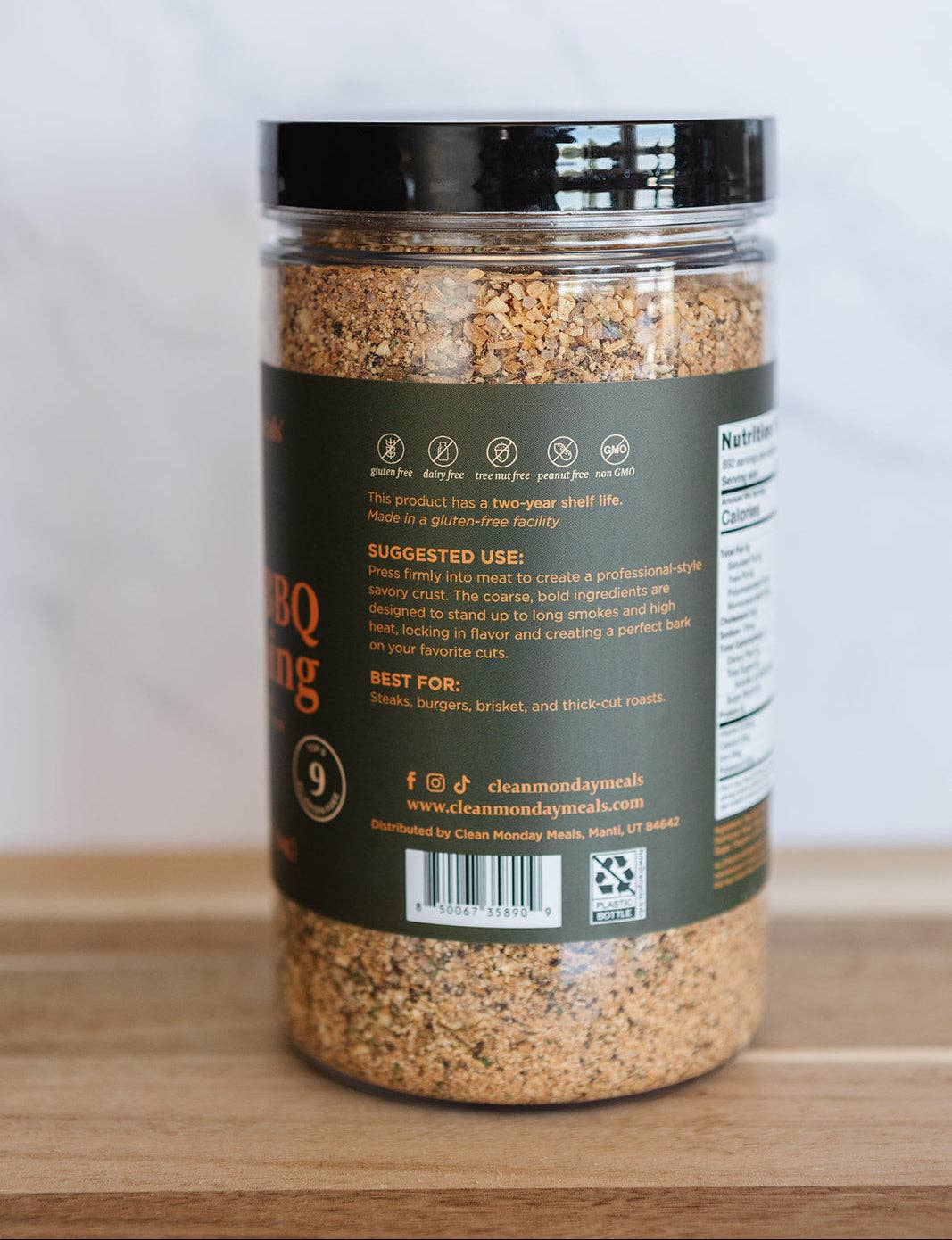 Clean Monday Meals - Grit & Grind BBQ Seasoning