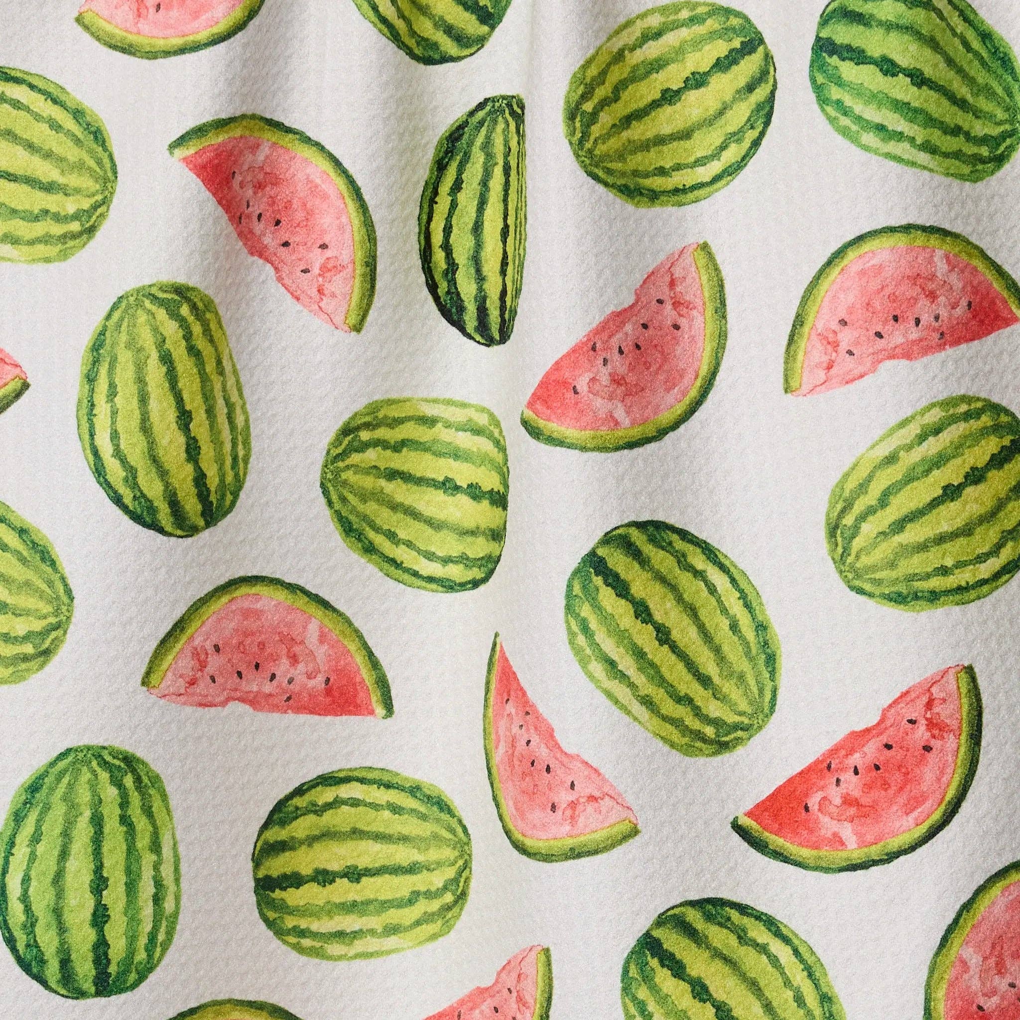 Geometry - Melon Market Tea Towel