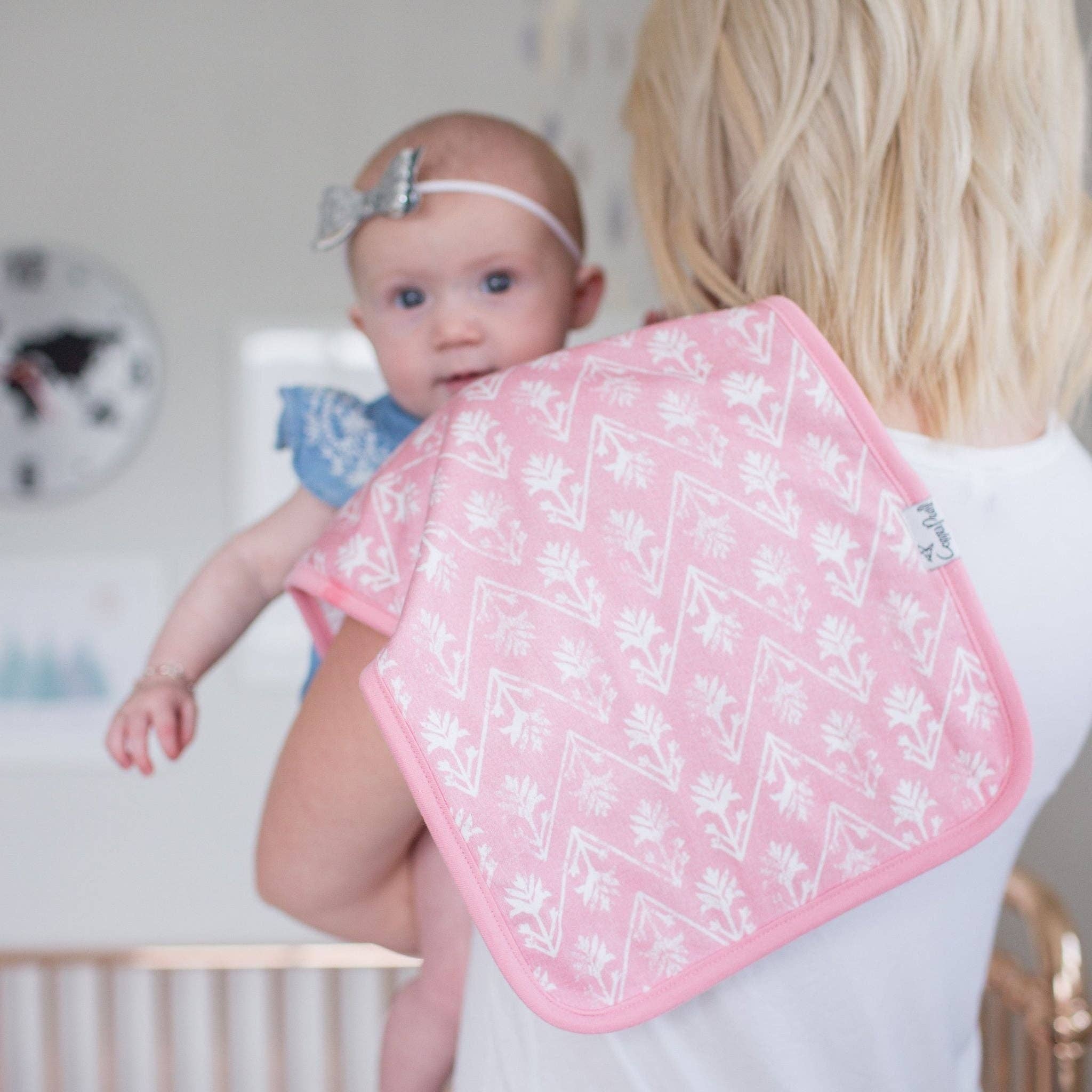 Copper Pearl - 3 Pack Premium Burp Cloths - Claire