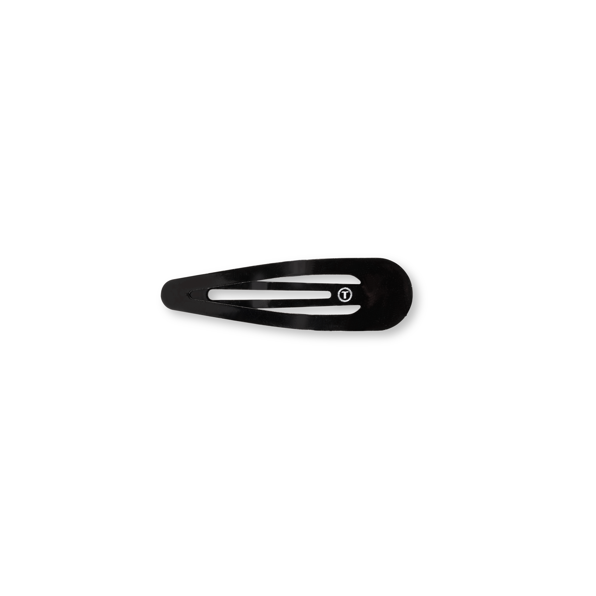 TELETIES - Snap Clip | Jet Black | 6 Count