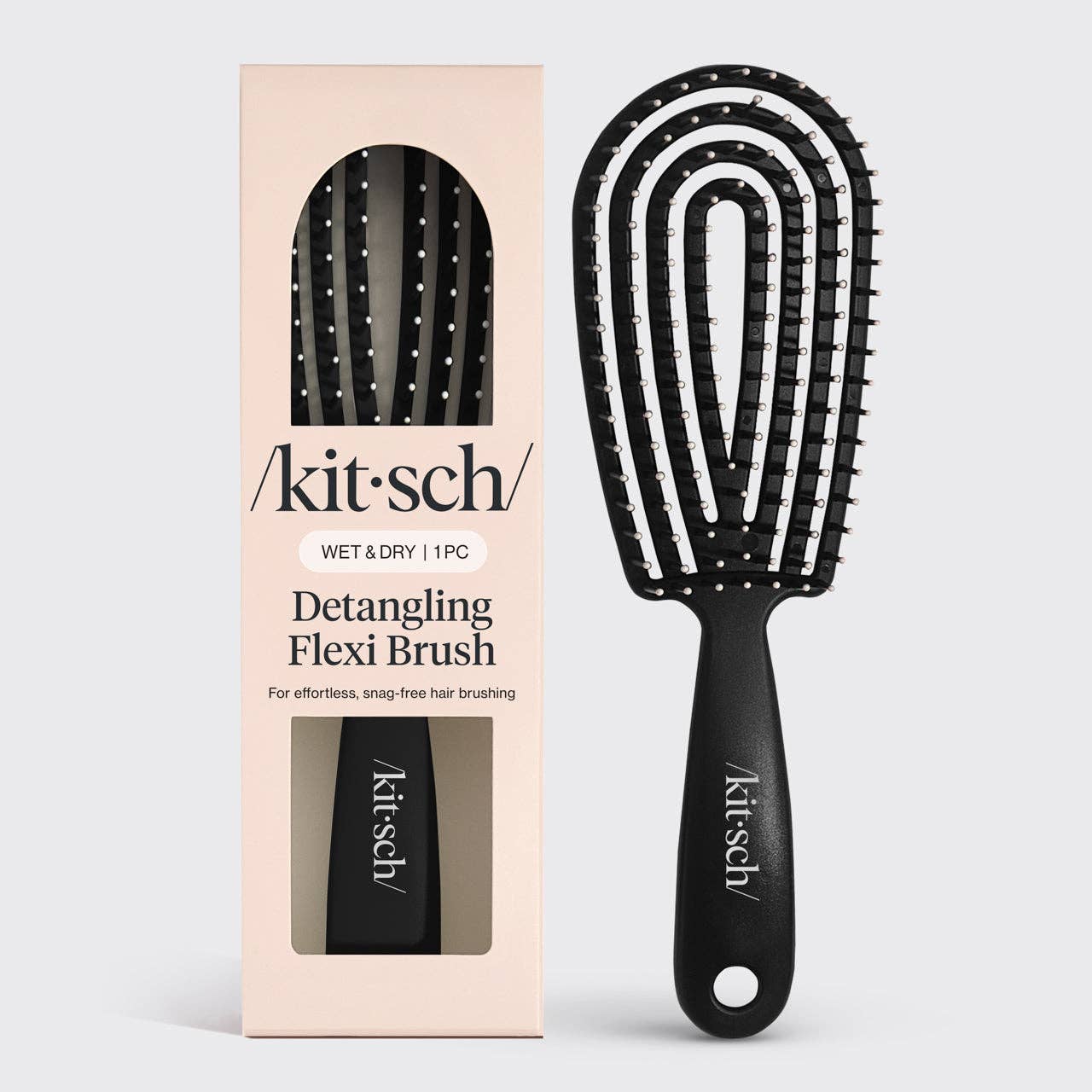 KITSCH - Detangling Flexi Brush - Black