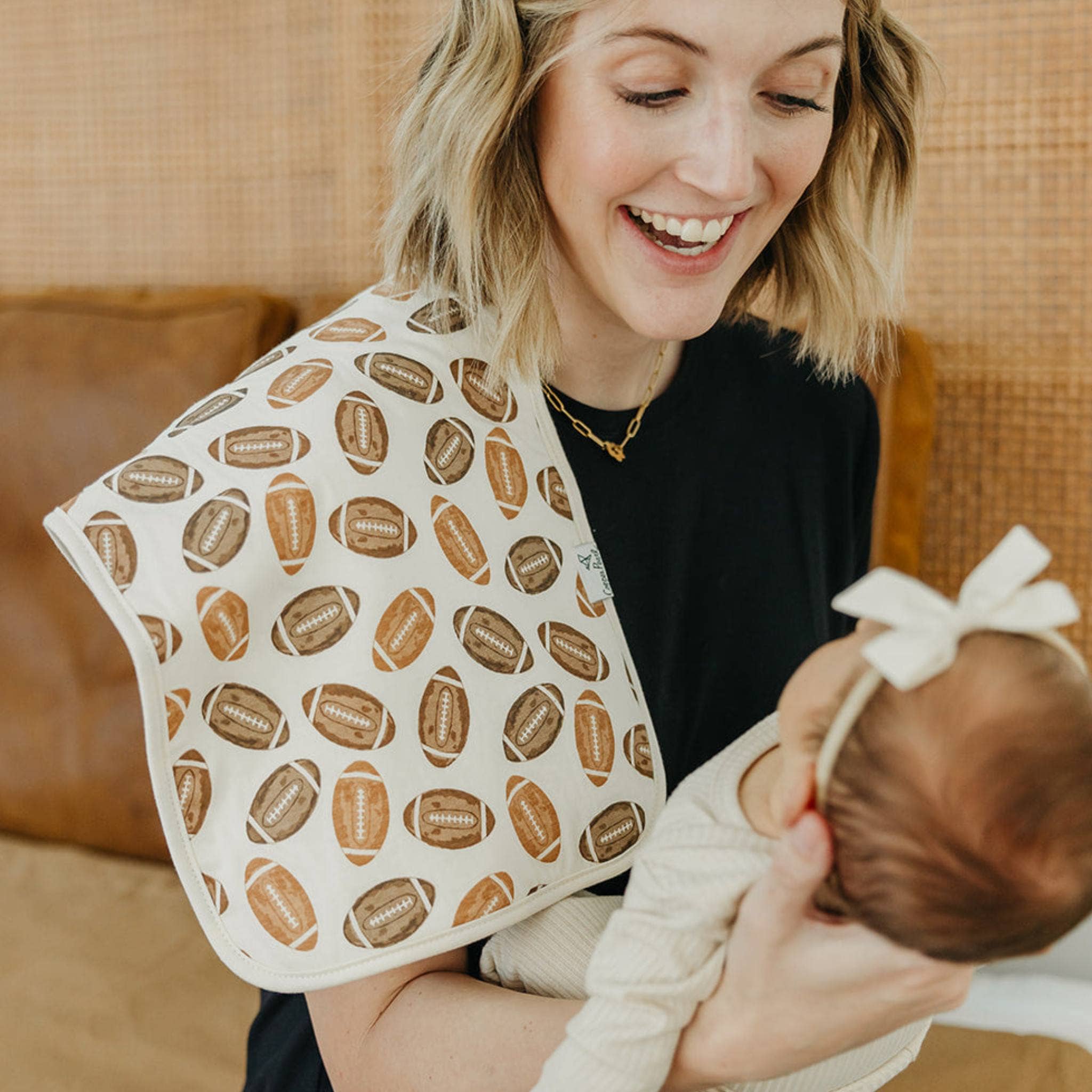 Copper Pearl - 3 Pack Premium Burp Cloths - Blitz