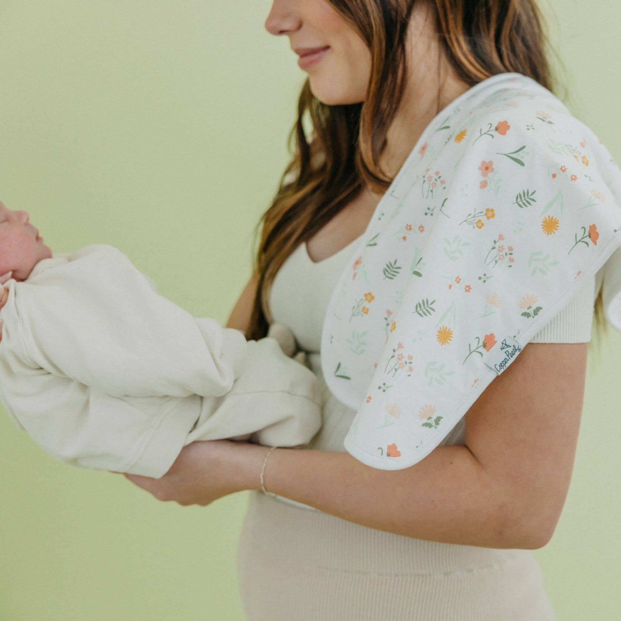 Copper Pearl - 3 Pack Premium Burp Cloths - Goosie