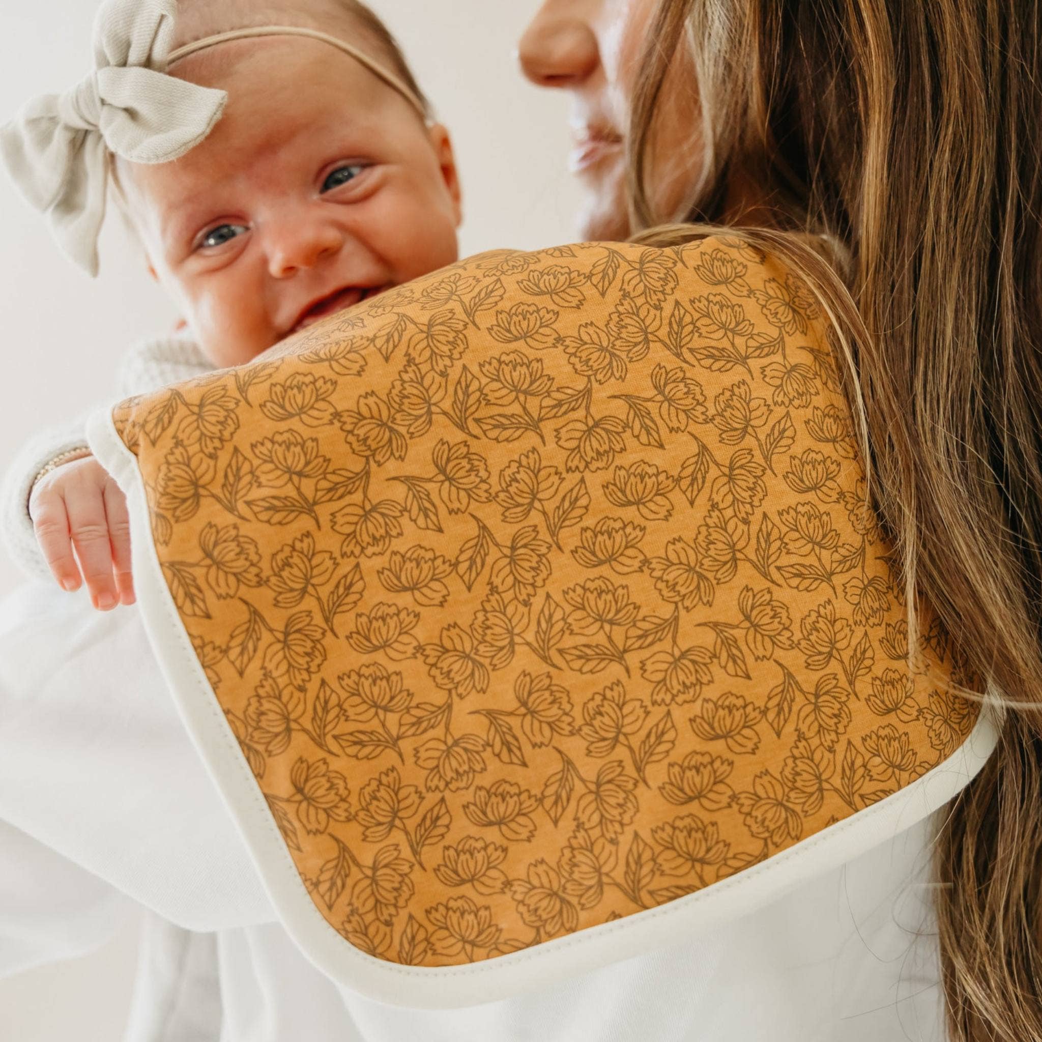 Copper Pearl - 3 Pack Premium Burp Cloths - Eden