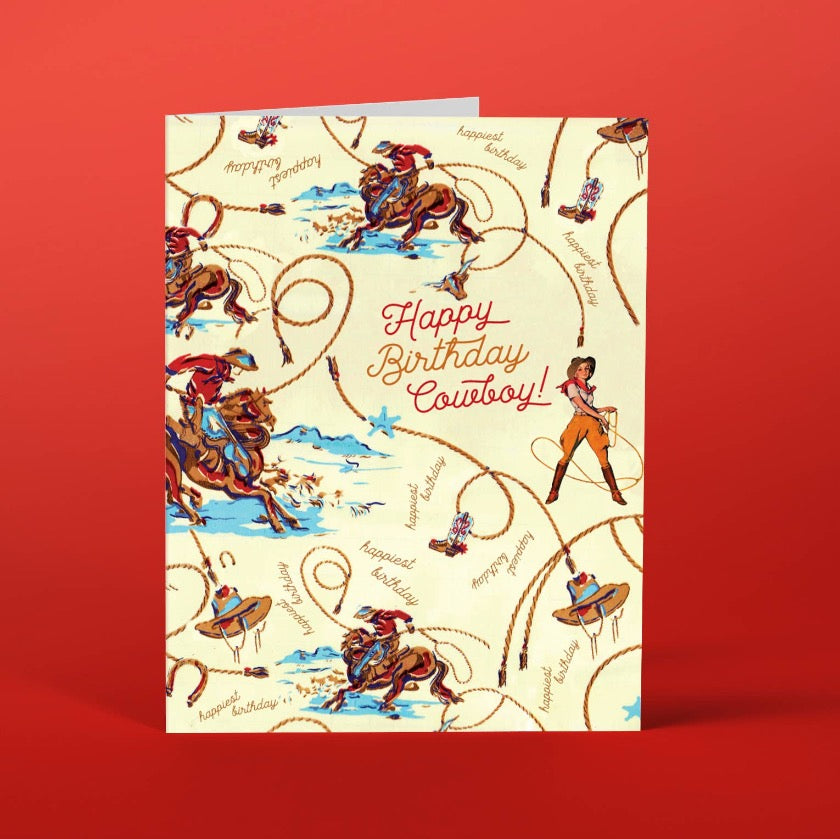 COWBOY!  Greeting Card