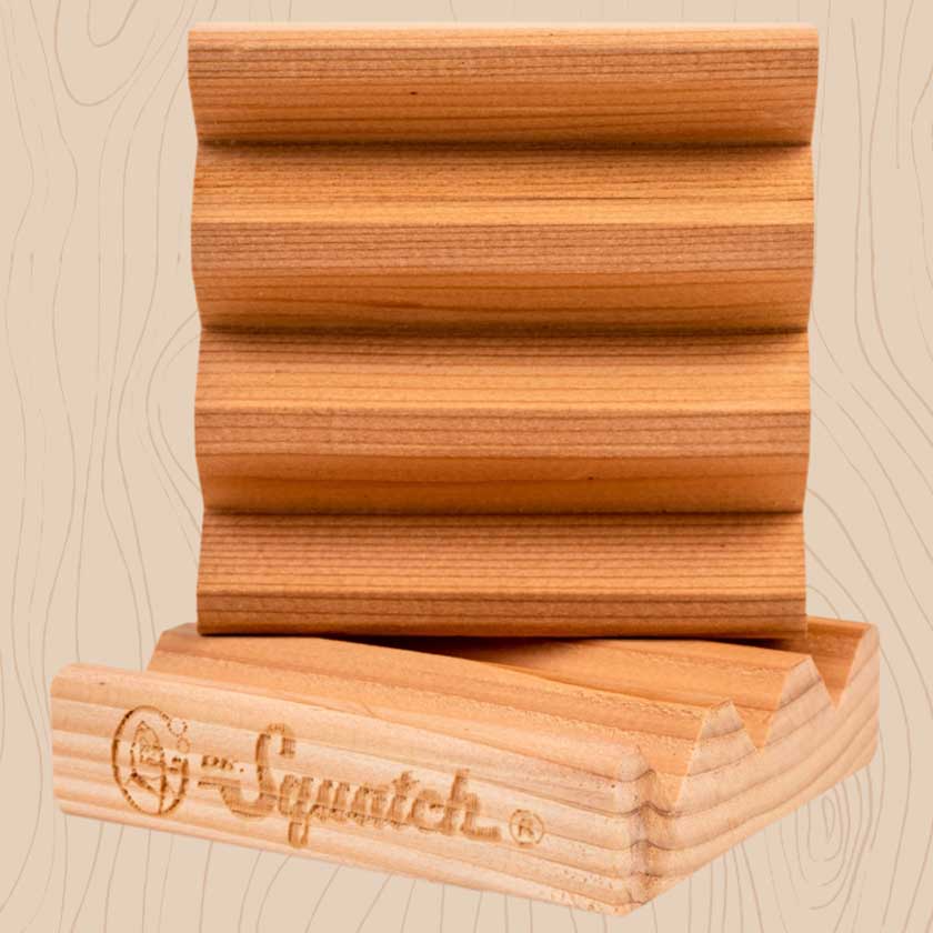You deserve a bar soap that is just as enduring as you are. Give your suds that extra boost they need with our 100% cedarwood block designed to extend the life of your bar and keep scum out of your shower.