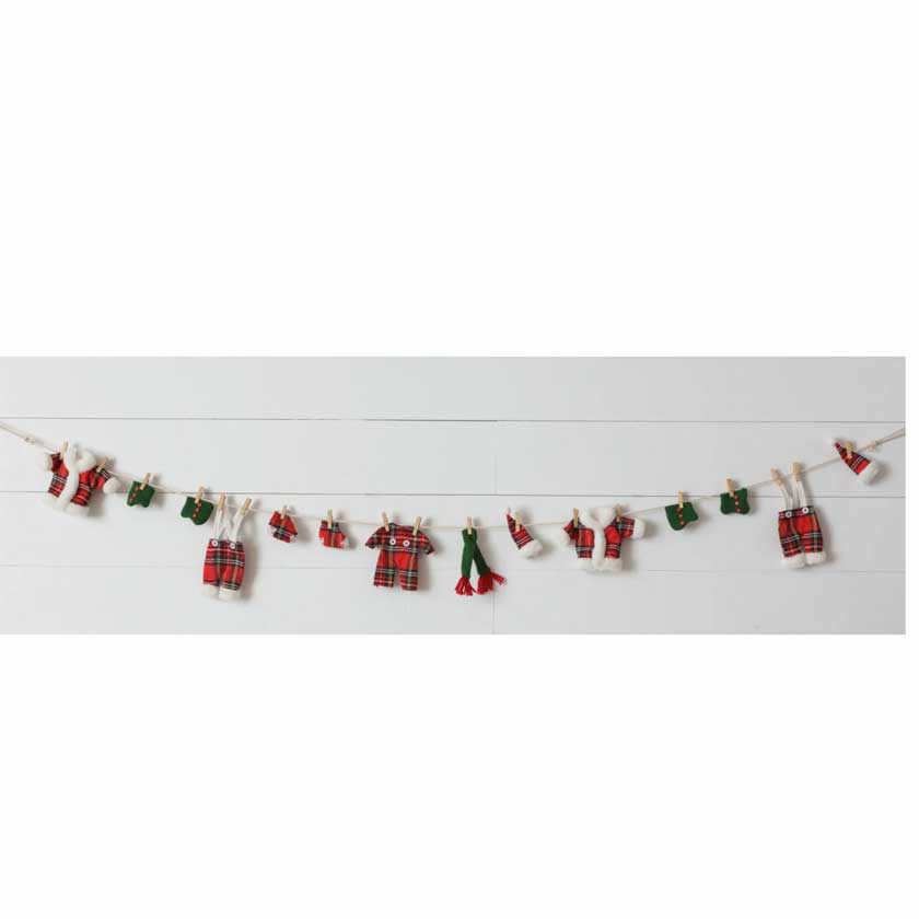 Elf Clothing Garland
