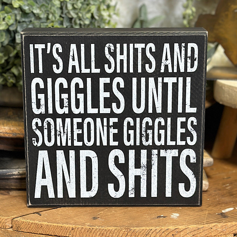 Box Sign - Giggles
