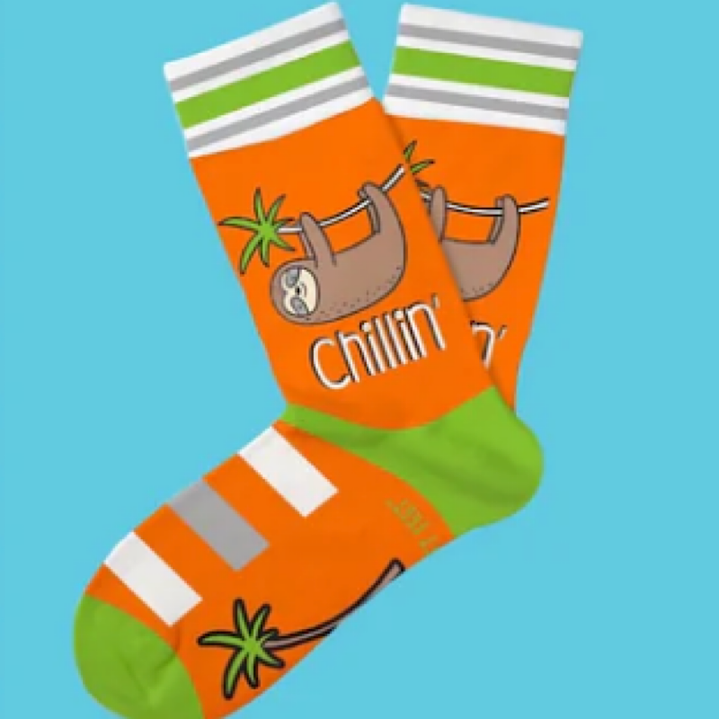 Two Left Feet Socks - Just Chillin'
