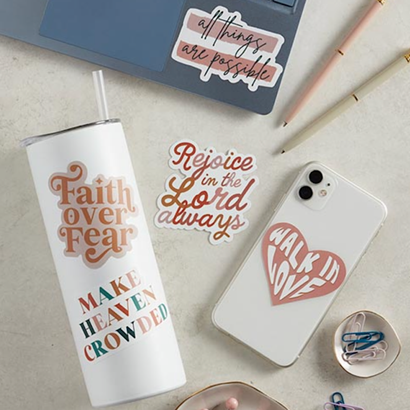 Vinyl Stickers - Retro Sticker Pack - 5 pcs