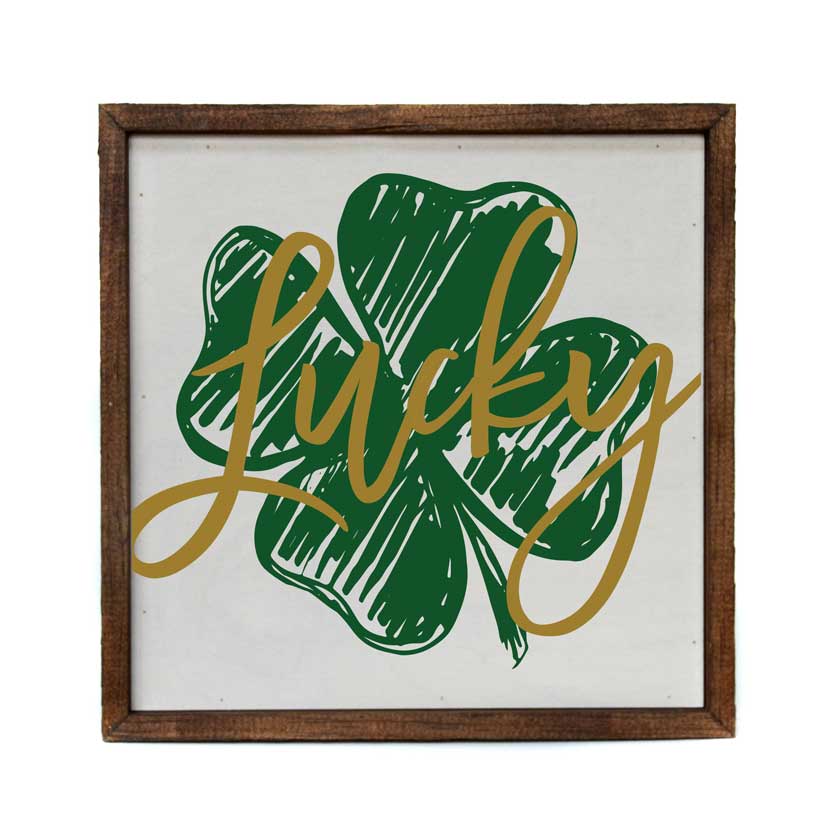 Lucky Shamrock Sign