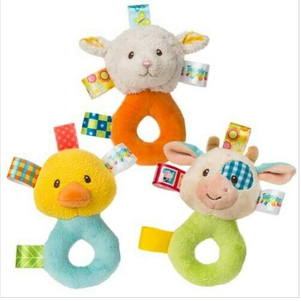 Mary Meyer Stuffed Soft Ring Rattle