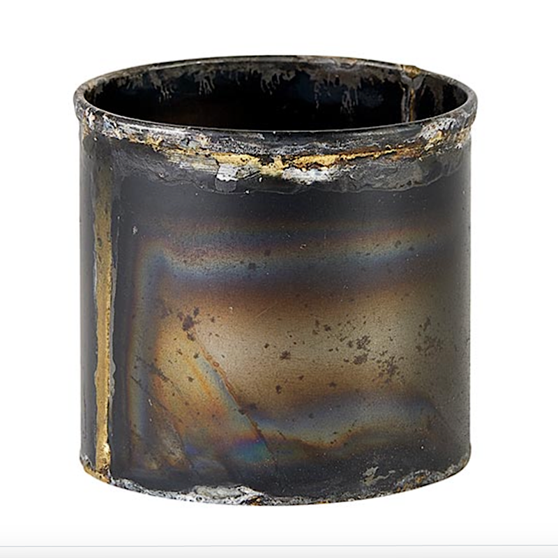Ombre Recycled Iron Vase - Small