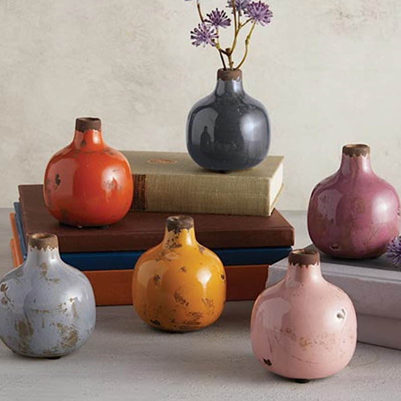 Pale Orange Mini Vase